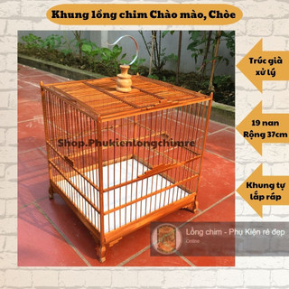 Khung lồng chim Chào mào Khung lồng Chào mào , chòe tự ráp giá rẻ kèm phụ kiện