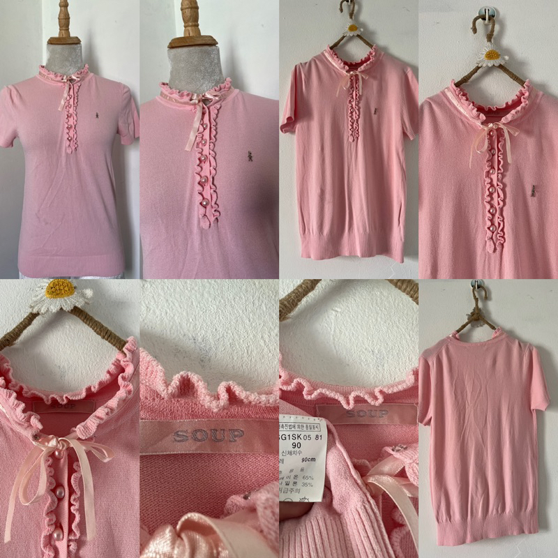 H1974 1978 1980 áo thun len Nhật seconhand
