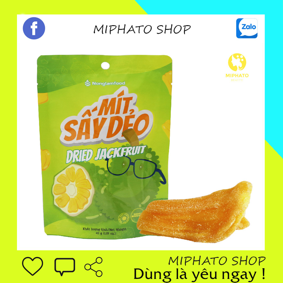 Mít sấy dẻo 45g Nông Lâm Food vừa ngom vừa heathy