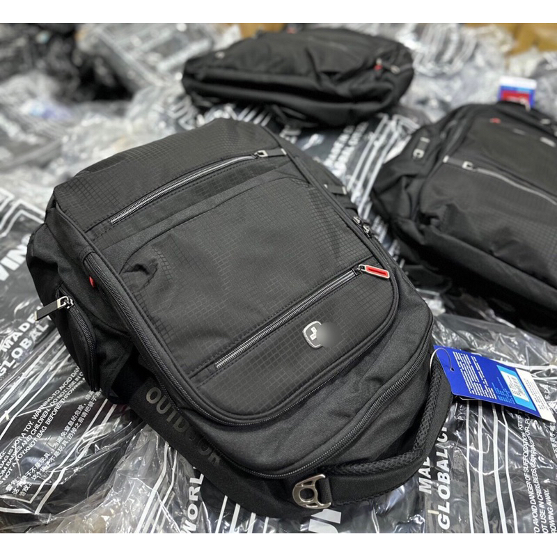 Balo suissewin đen cho nam