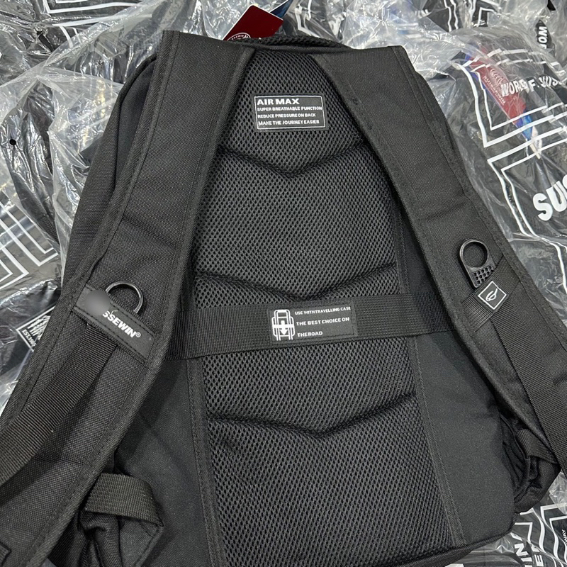 Balo suissewin đen cho nam