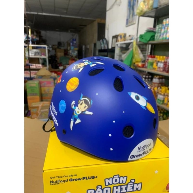 Nón bảo hiểm Nutifood cho bé