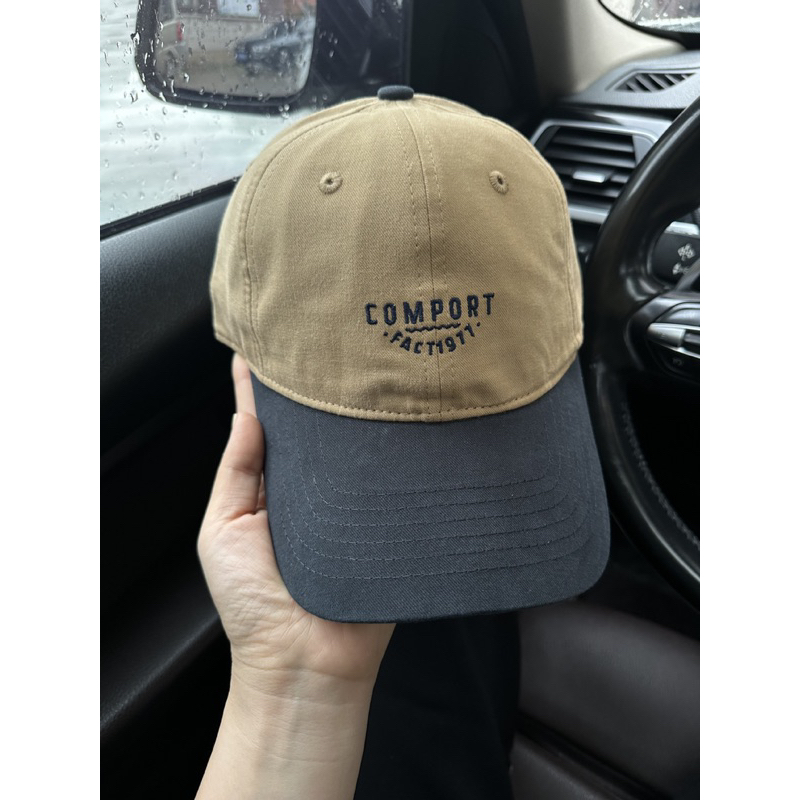 Mũ nón lưỡi trai COMPORT phối màu vintage phong cách Hàn Quốc trendy 2023
