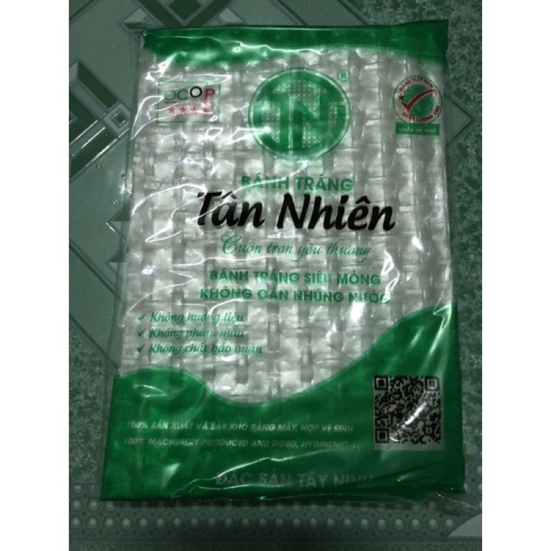 Bánh tráng Tân Nhiên siêu mỏng gói nhỏ 50g không cần nhúng nước