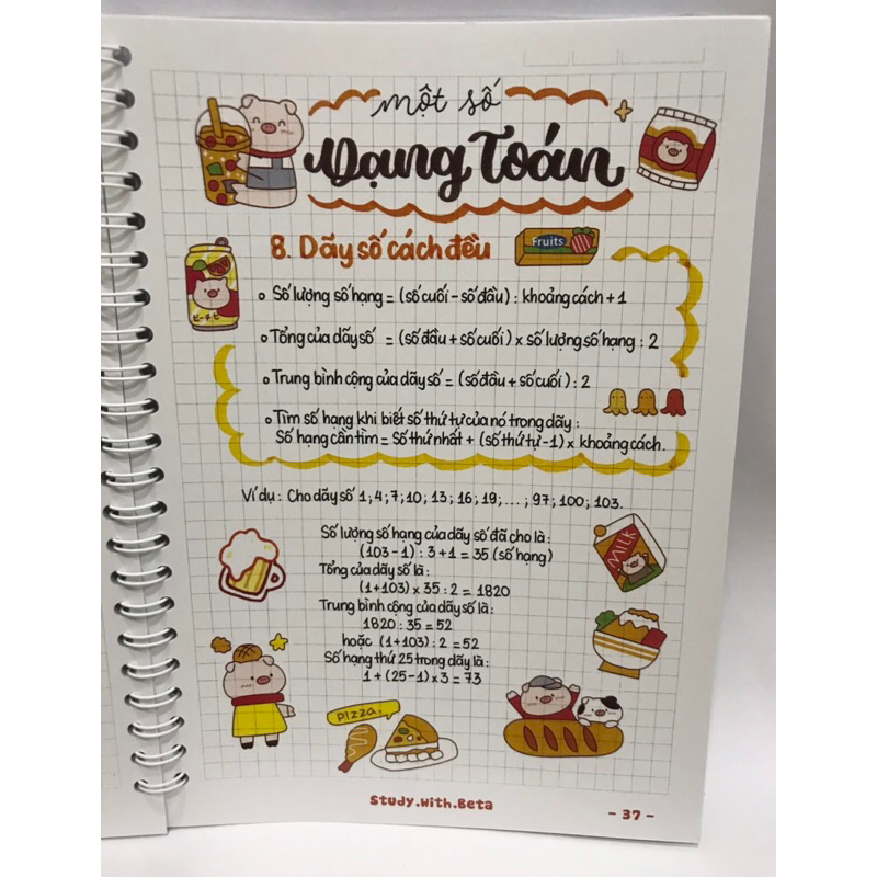 Sổ tay Takenote Toán 4 khổ A5