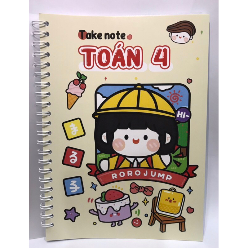 Sổ tay Takenote Toán 4 khổ A5