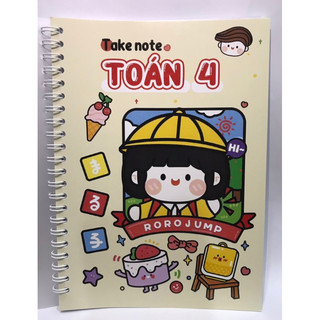 Sổ tay takenote toán 4 khổ a5
