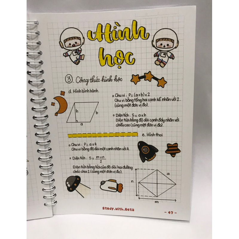 Sổ tay Takenote Toán 4 khổ A5