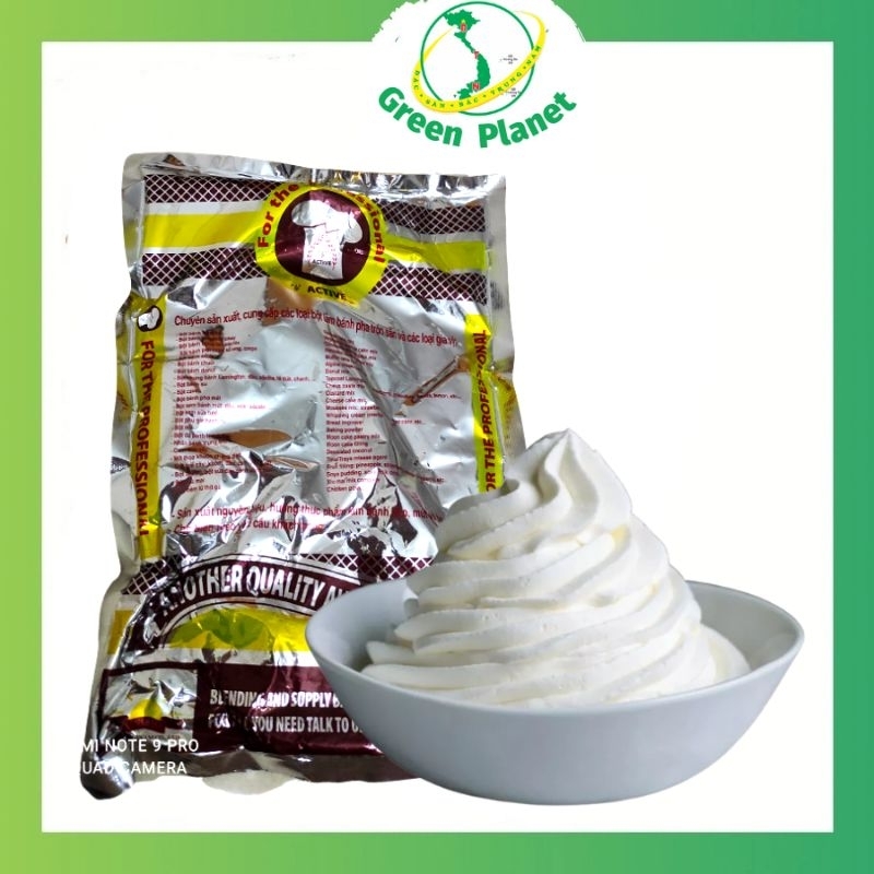 Bột whipping cream Malaysia/Úc/vn 100g - làm kem tươi