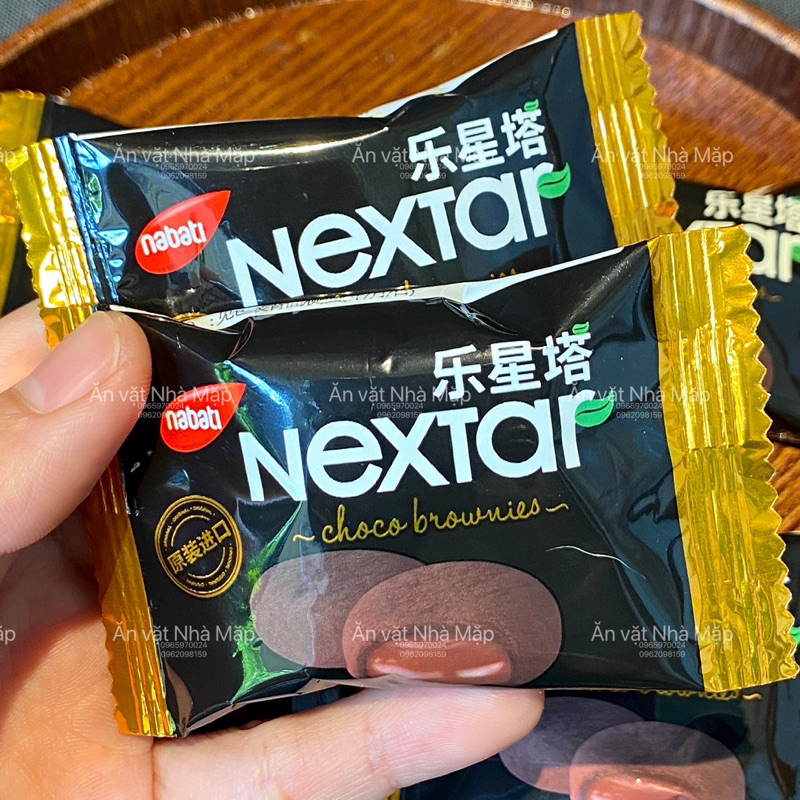 Bánh Nextar Nhân Socola Tan Chảy Brownies Nabati - Hộp 112g