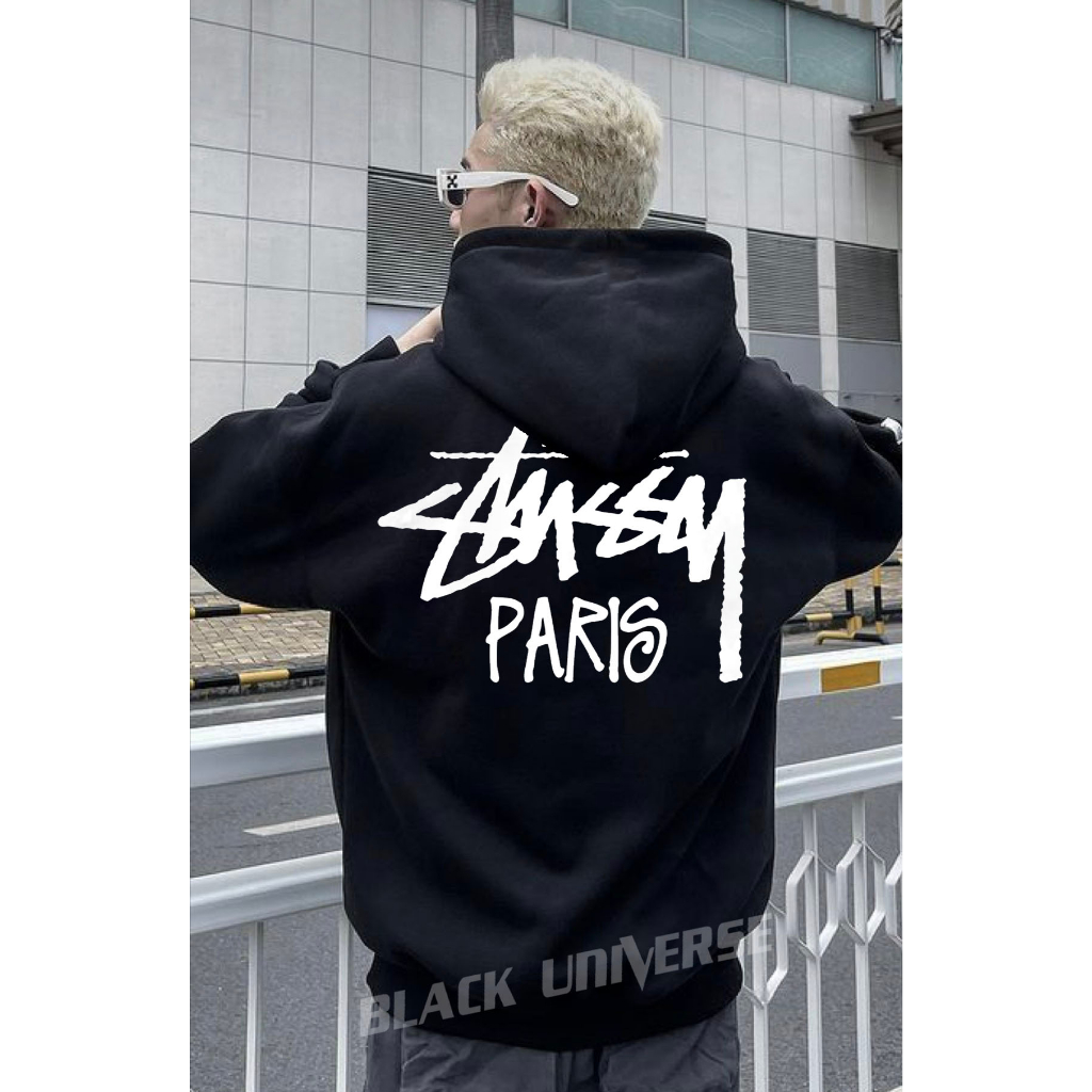 Áo HOODIE PARIS Blackuniverse chất liệu nỉ bông cao cấp