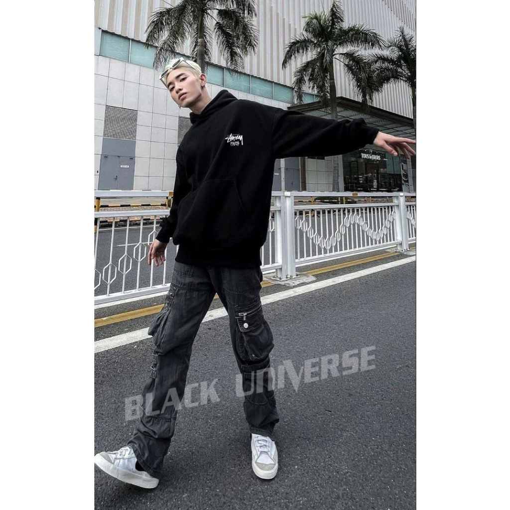 Áo HOODIE PARIS Blackuniverse chất liệu nỉ bông cao cấp