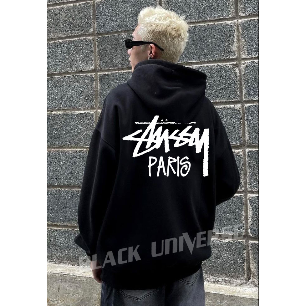 Áo HOODIE PARIS Blackuniverse chất liệu nỉ bông cao cấp