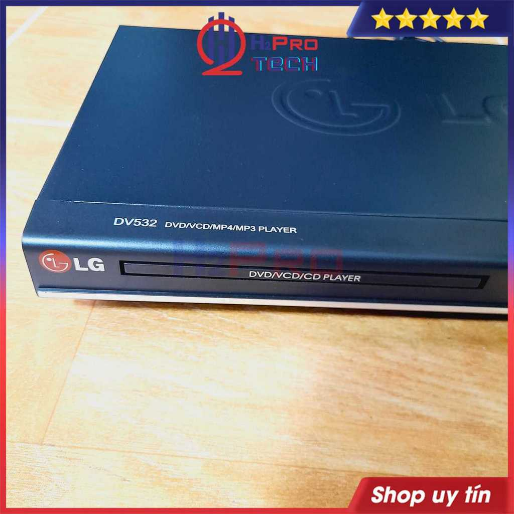 Đầu Đĩa Dvd LG DV532 Hdmi-Usb-Sd, Đầu Dvd-Cd LG Karaoke Cao Cấp Không Kén Đĩa, Điện 12V-220V, Tặng Dây Hdmi-H2Pro Audio