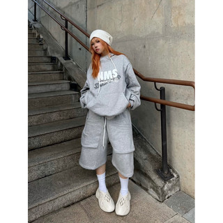 BỘ SMEAR HOODIE SET NORMOS (XÁM/ NÂU)
