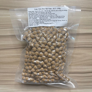 200g Trân Châu Đen Việt Nam - Nguyên Liệu Pha Trà Sữa Trân Châu Hồng Trà Đen Lục Trà Lài - Xuân Thịnh