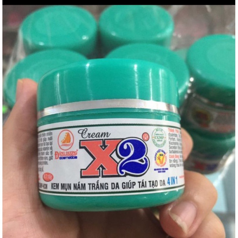 Kem Mụn ,Nám ,Trắng Da X2 công ty Đăng Dương ( X2 trần ko vỏ hộp )
