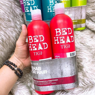 Dầu Gội Xả Tigi Đỏ Bed Head Phục Hồi Cấp Độ 3 - 750ml Cặp Dầu Gội Đầu Xả Phục Hồi Tóc Hư Tổn