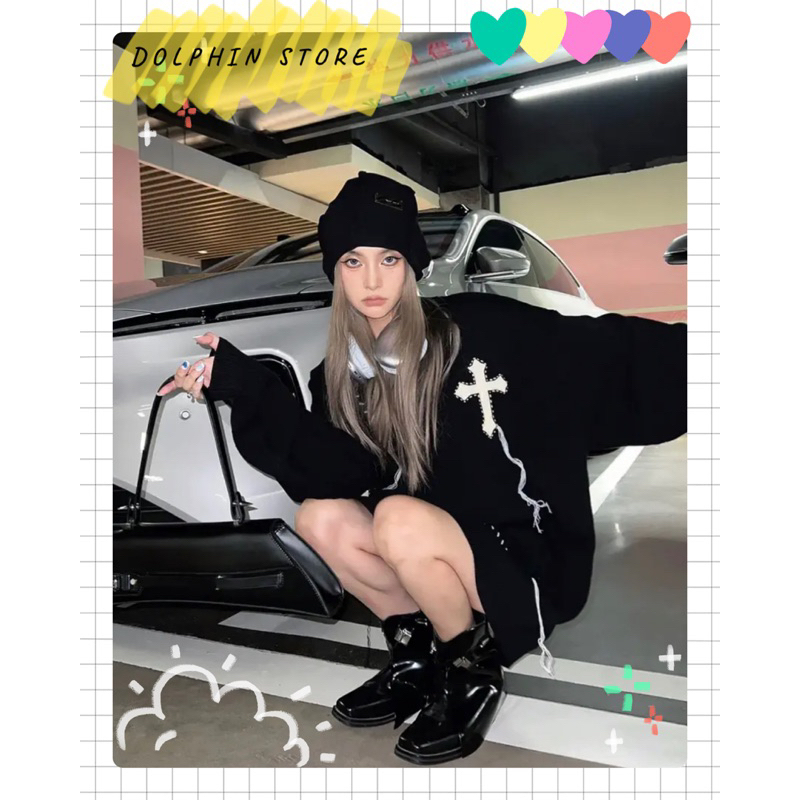 BIGSIZE Áo khoác y2k bigsize - Áo cardigan y2k bigsize - Áo cardigan bigsize