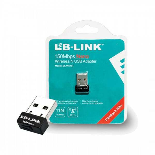 Usb wifi, usb thu wifi LBlink 151 nano, Thu sóng wifi tốc độ cao 150Mbps cho máy tính PC, laptop | BigBuy360 - bigbuy360.vn