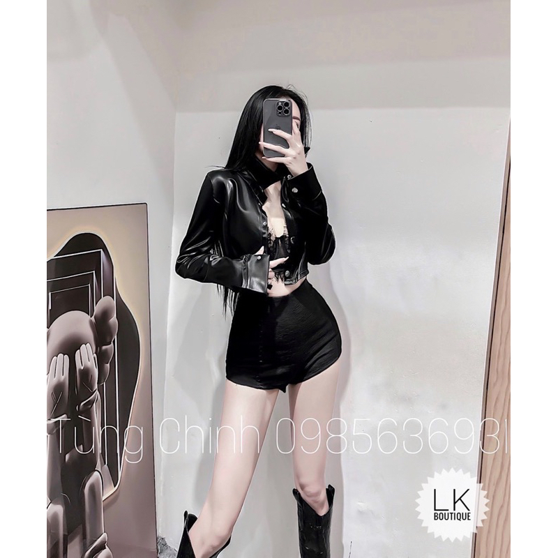 Áo khoác da hót hít