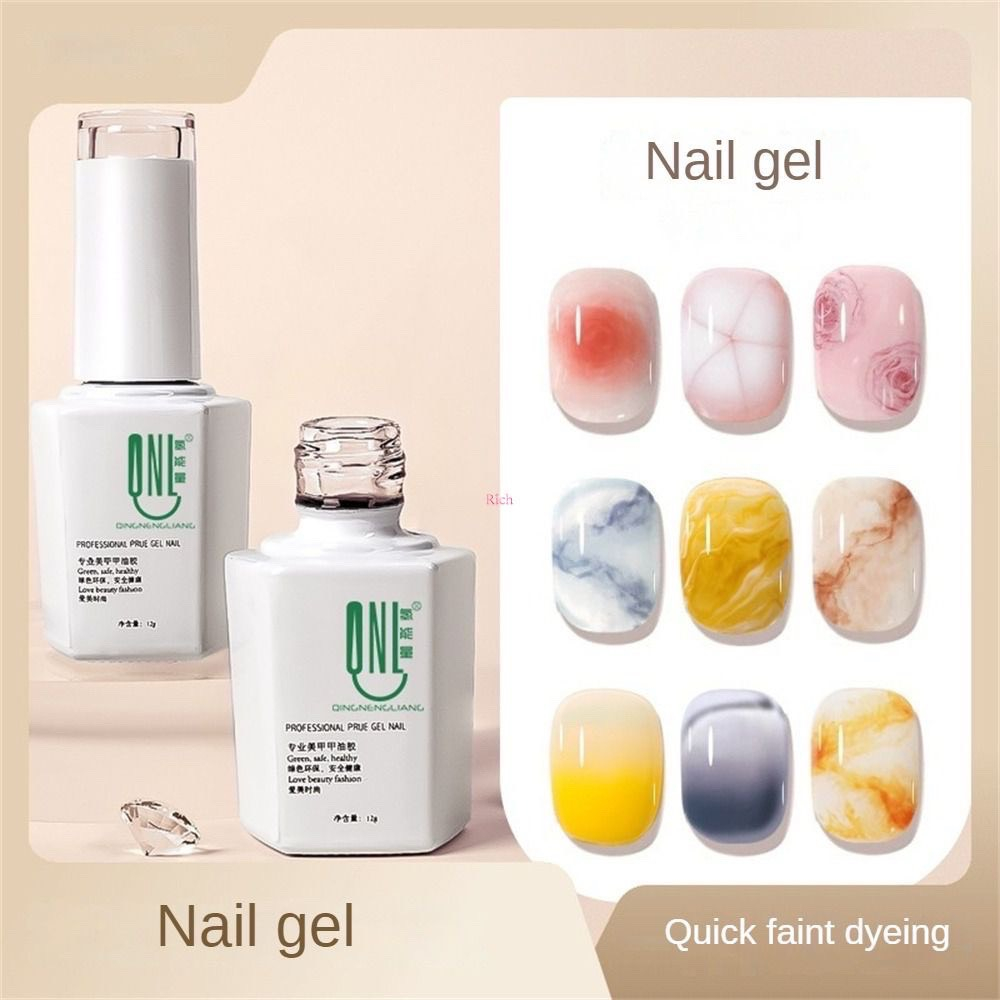 Top loang QNL tạo vân đá trang trí nail