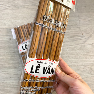 Combo 10 đôi đũa gỗ cao cấp LÊ VÂN