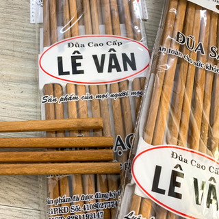 Combo 10 đôi đũa gỗ cao cấp LÊ VÂN