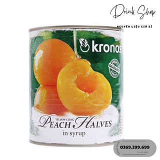 Đào ngâm đóng lon Kronos 820G