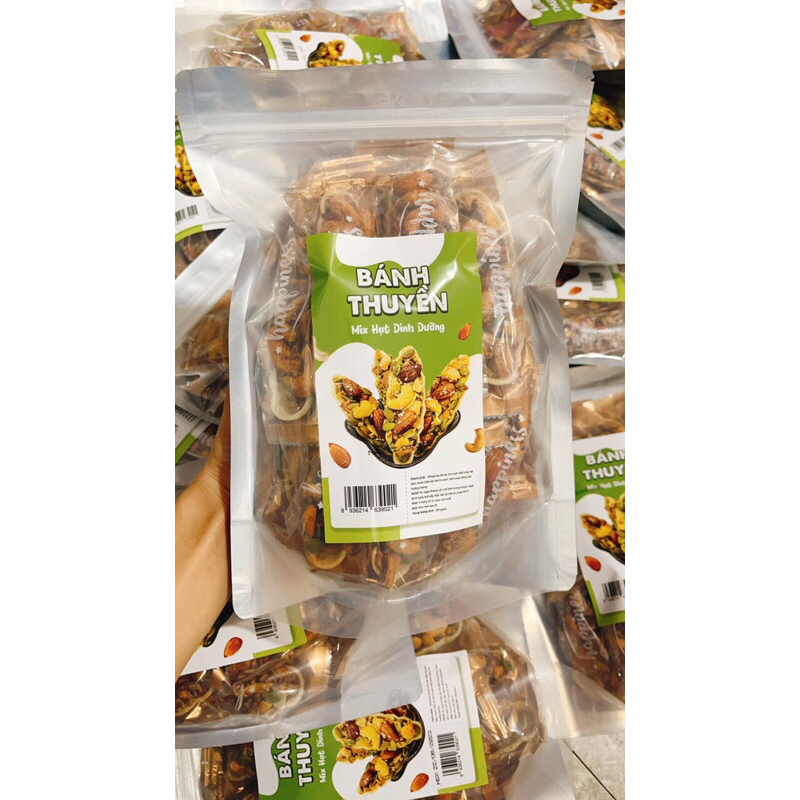 Bánh thuyền mix hạt dinh dưỡng loại zip 290gr