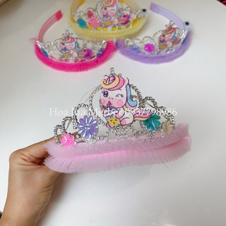 Vương miện unicorn, đèn lồng thỏ, đèn sứa phát sáng, bờm lông thỏ trắng - đạo cụ chụp hình trang trí trung thu
