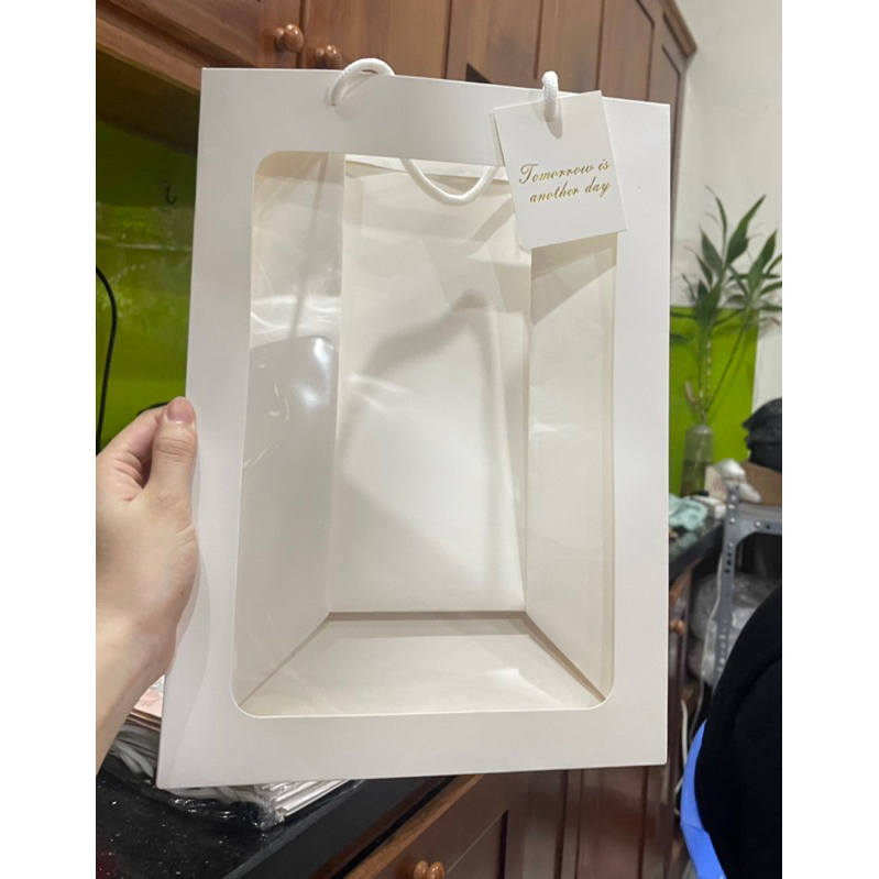 COMBO 10 TÚI GIẤY MẶT KÍNH HÀNG TRUNG