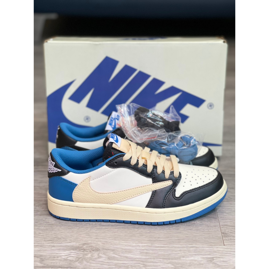 Giày thể thao JD Travis cao xanh dương-Travis nâu - Travis đen hot 2023,Giày sneaker JOR.DAN Travis chuẩn S.Cấp full pk