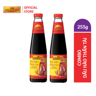 Dầu hào Thần Tài Lee Kum Kee Choy Sun Oyster Sauce (Combo 2 chai 255g)  với chiết xuất hào chọn lọc không bột ngọt