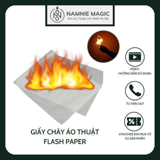 Giấy Cháy Ảo Thuật Cỡ Lớn 21x50cm, Dùng Để Đốt Bánh Kem Sinh Nhật Và Dùng để Diễn Ảo Thuật,Giấy Đốt Không Để LạiTro
