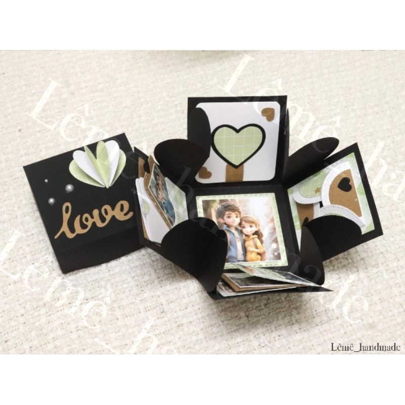 LOVE BOX _ Hộp quà tặng handmade B01 dán ảnh