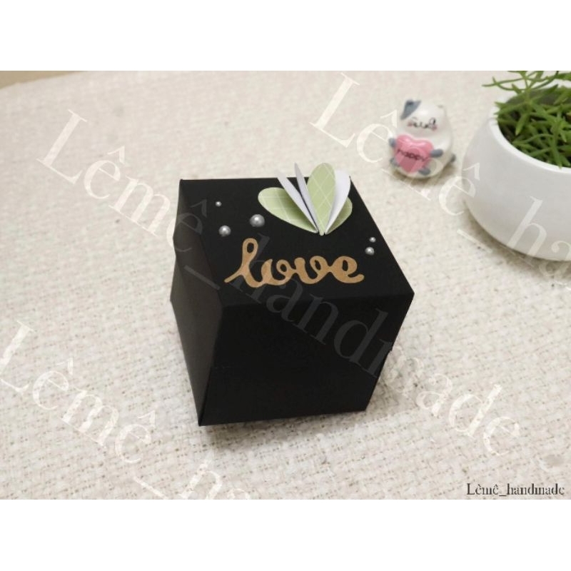 LOVE BOX _ Hộp quà tặng handmade B01 dán ảnh