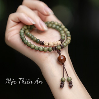 Vòng Tay Chuỗi Hạt Gỗ Đàn Hương Xanh Mộc Thiên An