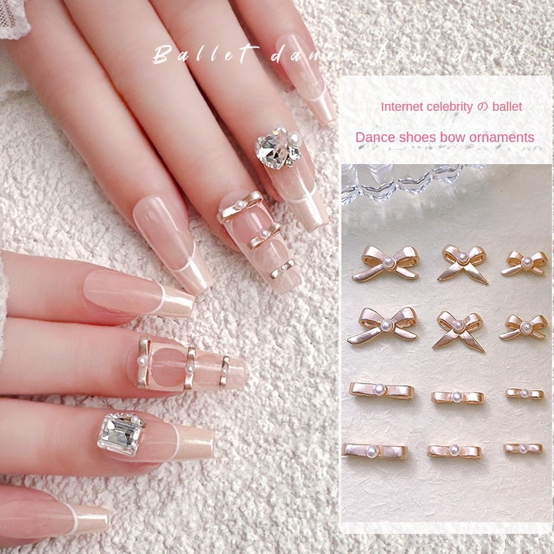 Charm nơ đính móng mẫu mới