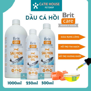 Dầu cá hồi cho chó mèo dầu cá hồi brit care nhập đức giá rẻ 250ml, 500ml, 1000ml