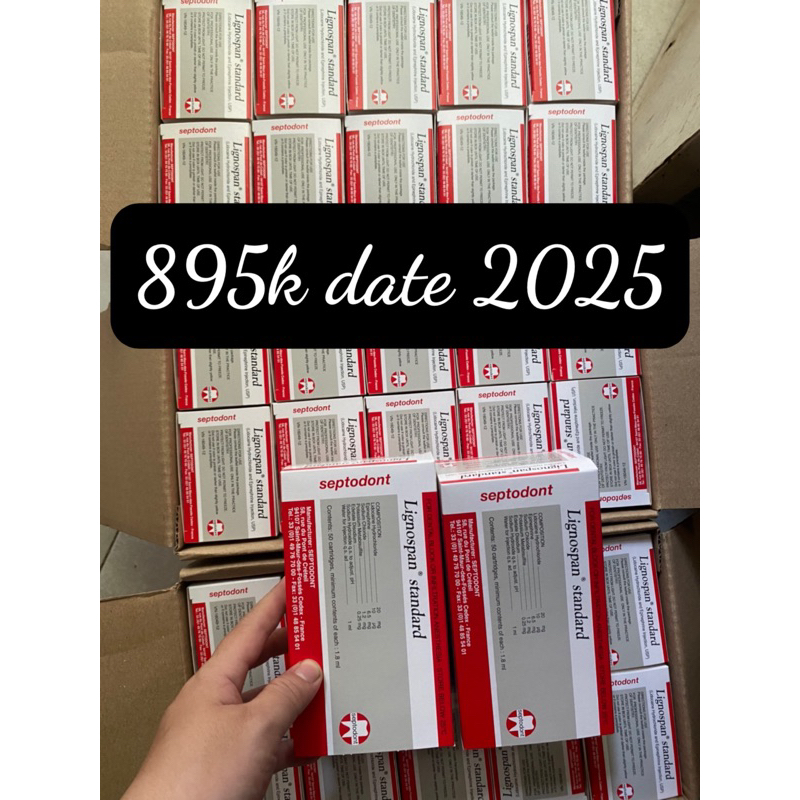 Septodont màu đỏ vỉ 10 cái date 6/2025