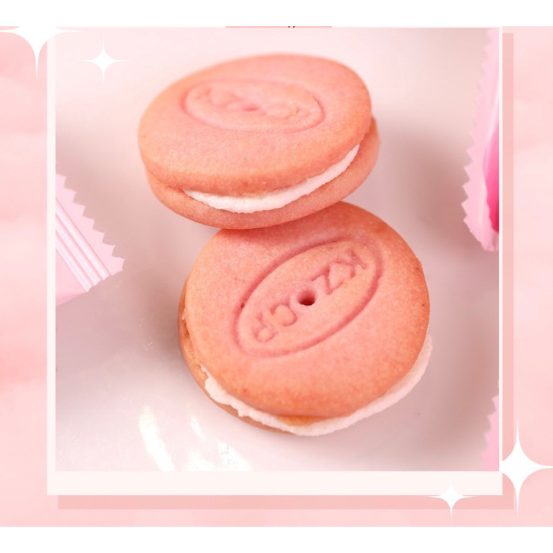 Bánh Quy MACARON Hộp Gấu Dâu Siêu Xinh - HOT 2023