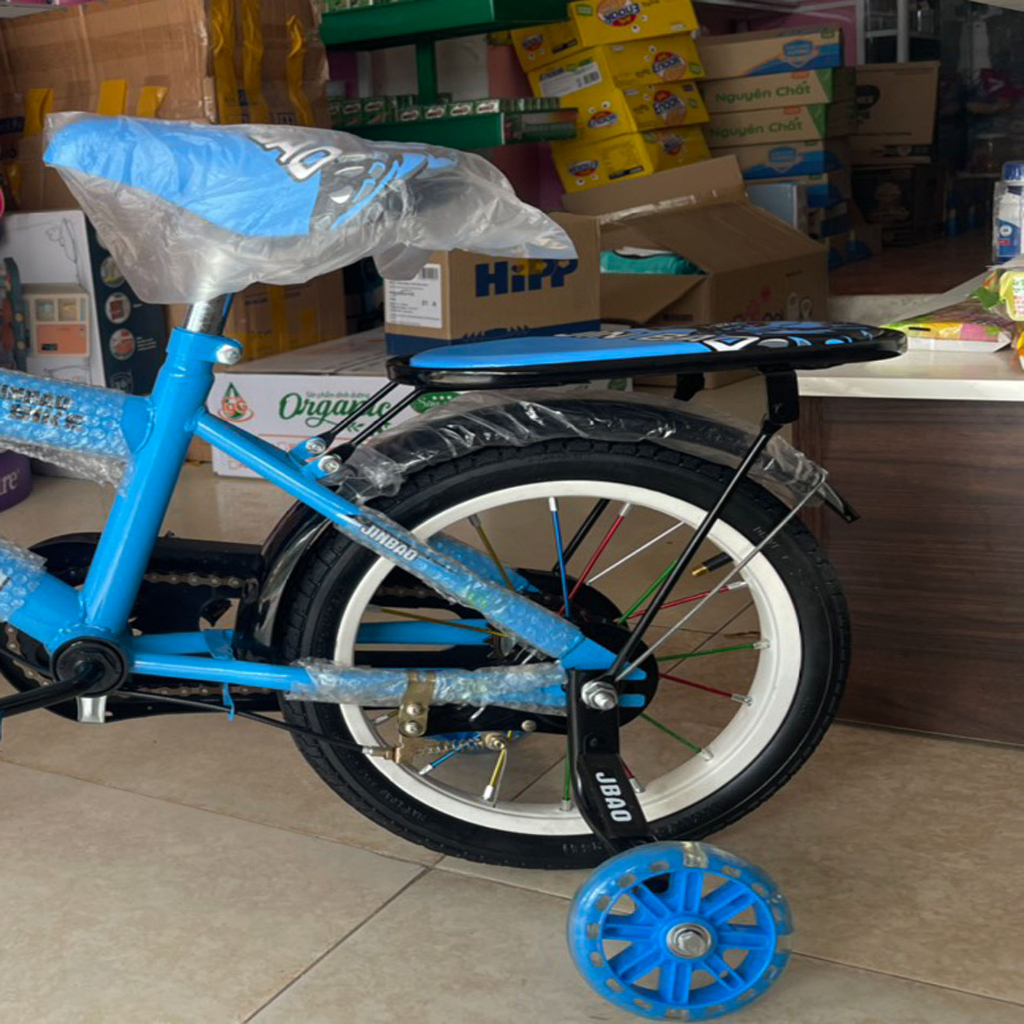 Xe đạp trẻ em JINBAO Xe đạp cho bé TRAI 2 đến 7 tuổi khung thép