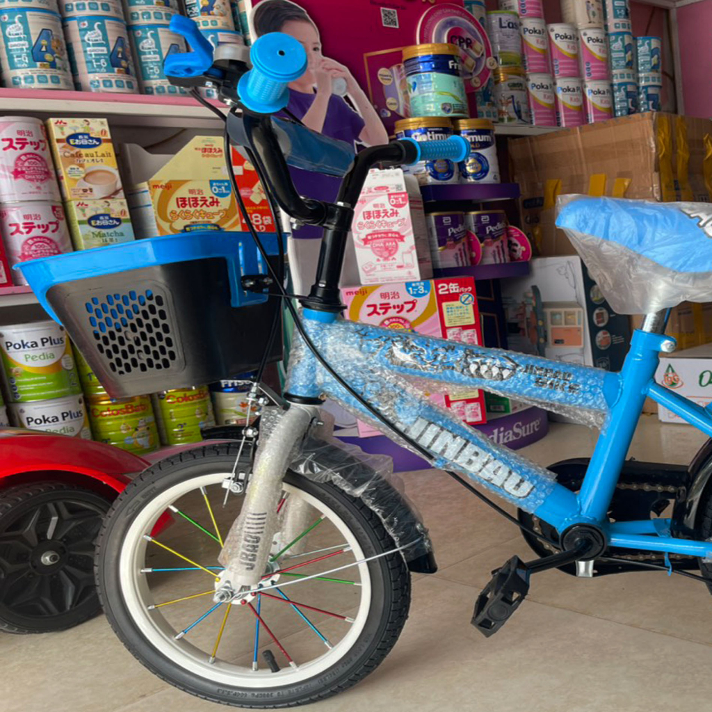 Xe đạp trẻ em JINBAO Xe đạp cho bé TRAI 2 đến 7 tuổi khung thép