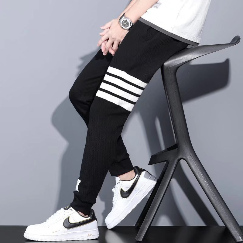 Quần Jogger thể thao nam vải cotton tổ ong Hàn cao cấp Xuongmay1996 Thom 4 gạch