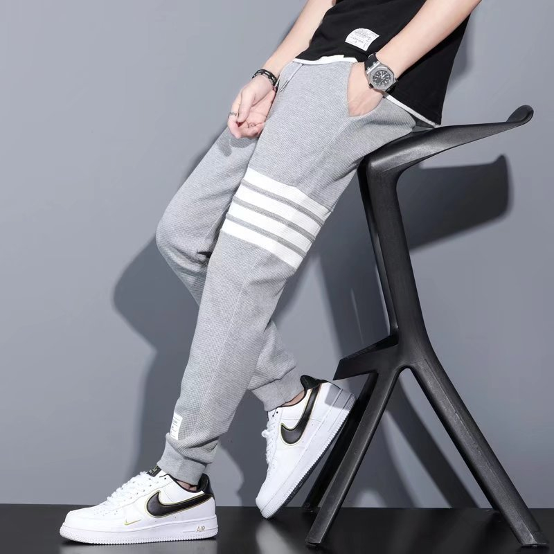 Quần Jogger thể thao nam vải cotton tổ ong Hàn cao cấp Xuongmay1996 Thom 4 gạch