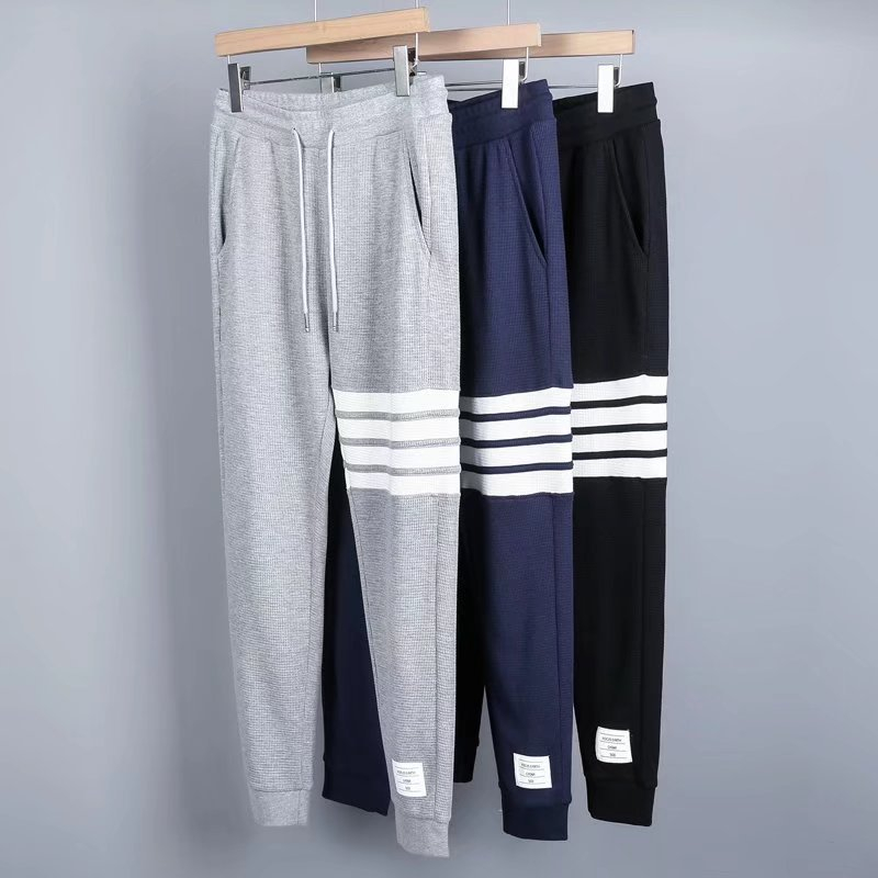 Quần Jogger thể thao nam vải cotton tổ ong Hàn cao cấp Xuongmay1996 Thom 4 gạch