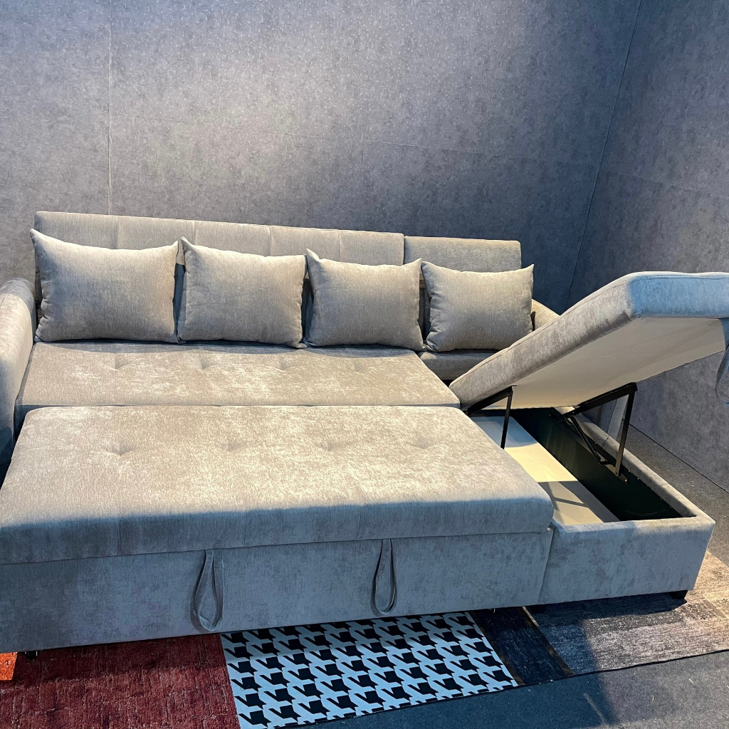 Ghế Sofa Giường Loại 2m4 H69 Plus Gấp Gọn Khung Thép Chắc Chắn Chịu Lực 800kg, Sofa Bed Chọn Màu Và Chất Liệu Ghế | BigBuy360 - bigbuy360.vn