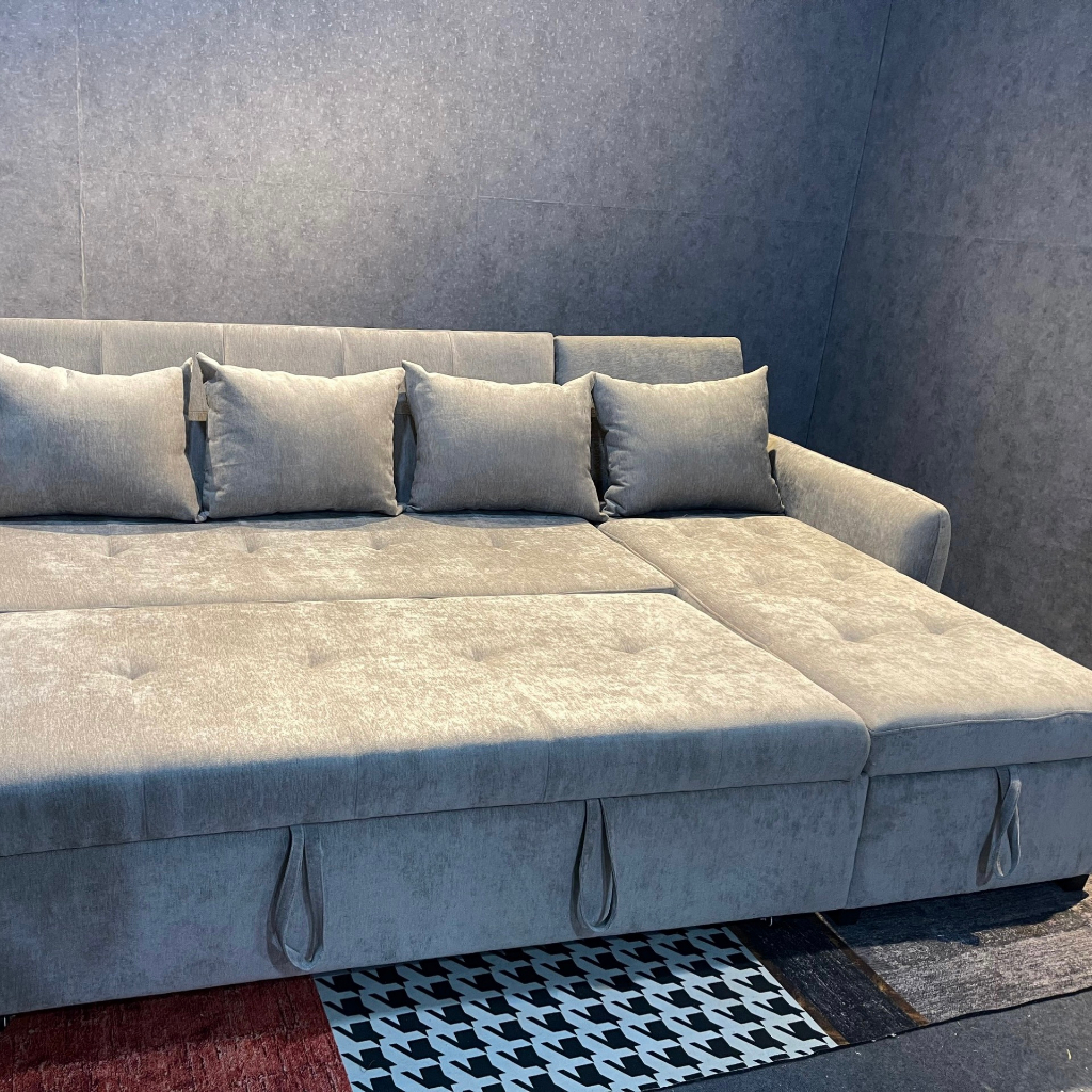 Ghế Sofa Giường Loại 2m4 H69 Plus Gấp Gọn Khung Thép Chắc Chắn Chịu Lực 800kg, Sofa Bed Chọn Màu Và Chất Liệu Ghế | BigBuy360 - bigbuy360.vn