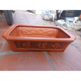 chậu chữ nhật size 52*37*15cm